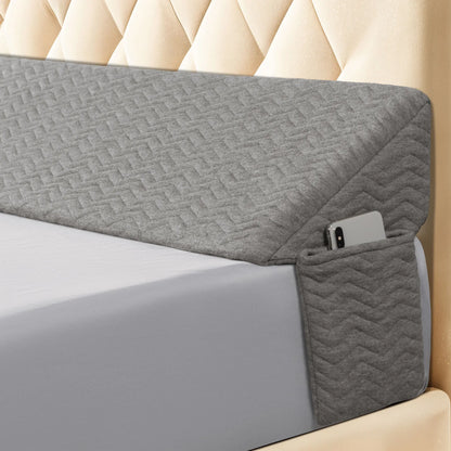 Wedge-shaped headboard pillow, mattress gap filling pillow, triangular wedge-shaped throw pillow