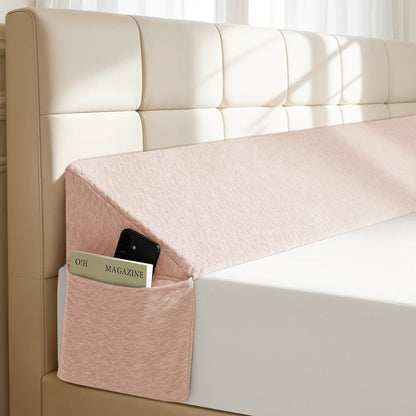 Wedge-shaped headboard pillow, mattress gap filling pillow, triangular wedge-shaped throw pillow