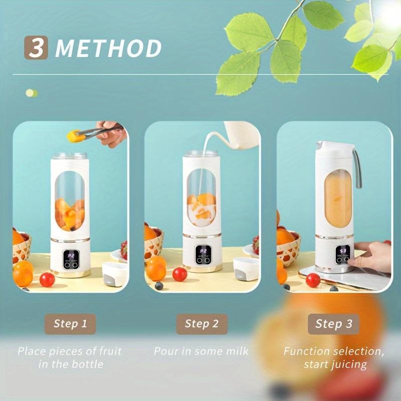 Portable mini juicer blender; 2-in-1 ice crusher and smoothie maker