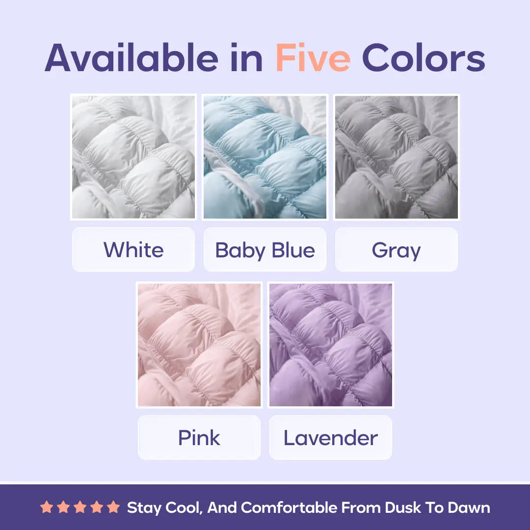 Cloud-like Pillow — A fluffy, soft bed pillow that offers cloud-like comfort.