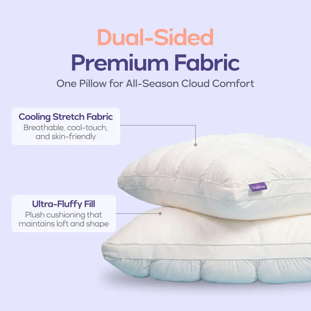 Cloud-like Pillow — A fluffy, soft bed pillow that offers cloud-like comfort.