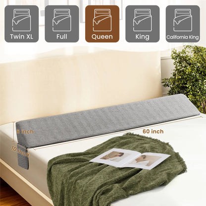 Wedge-shaped headboard pillow, mattress gap filling pillow, triangular wedge-shaped throw pillow