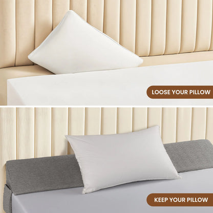 Wedge-shaped headboard pillow, mattress gap filling pillow, triangular wedge-shaped throw pillow